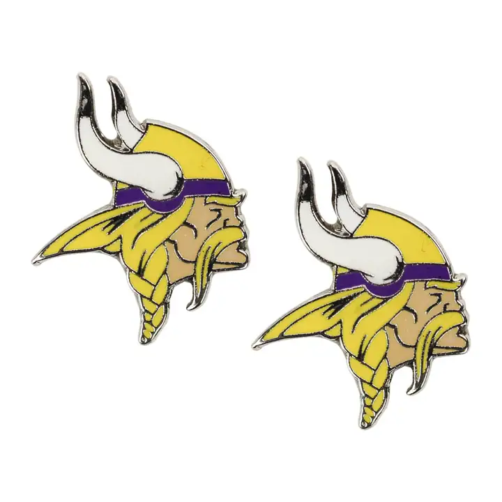 Boucles d'oreilles clous logo VIKINGS Aminco
