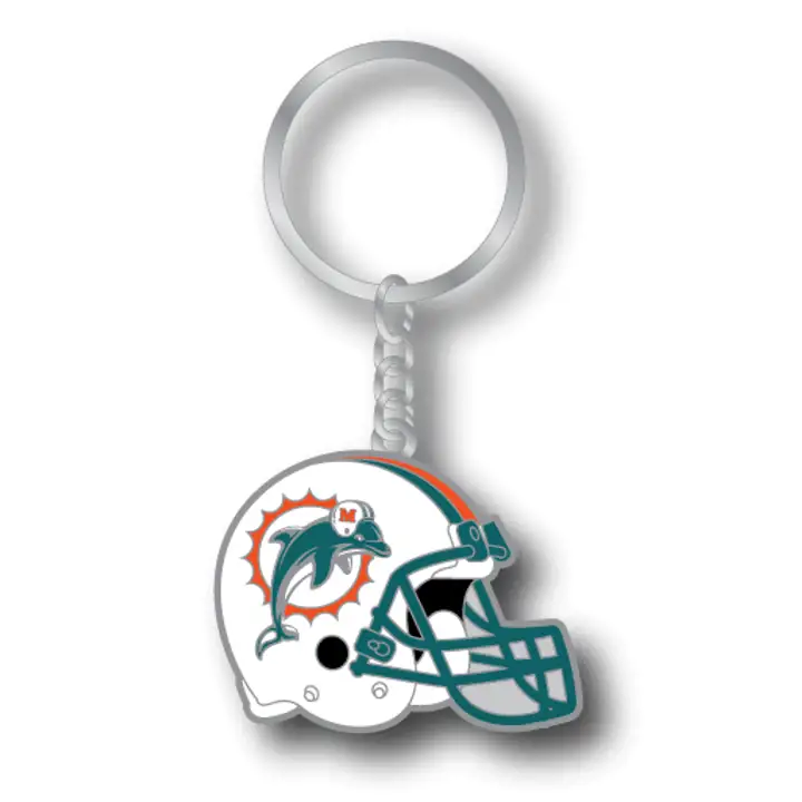 DOLPHINS Porte-clés Casque en métal Aminco
