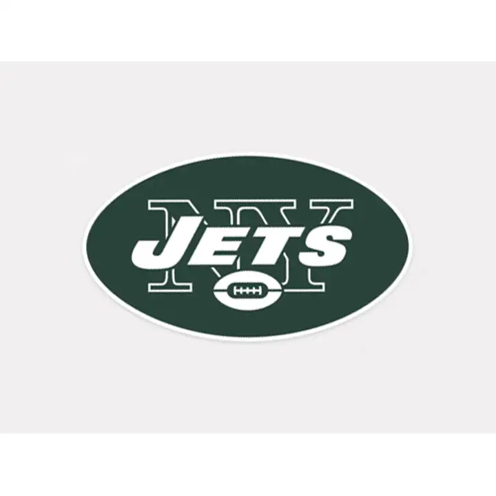 Autocollant découpé NY JETS 4x4 - Couleur