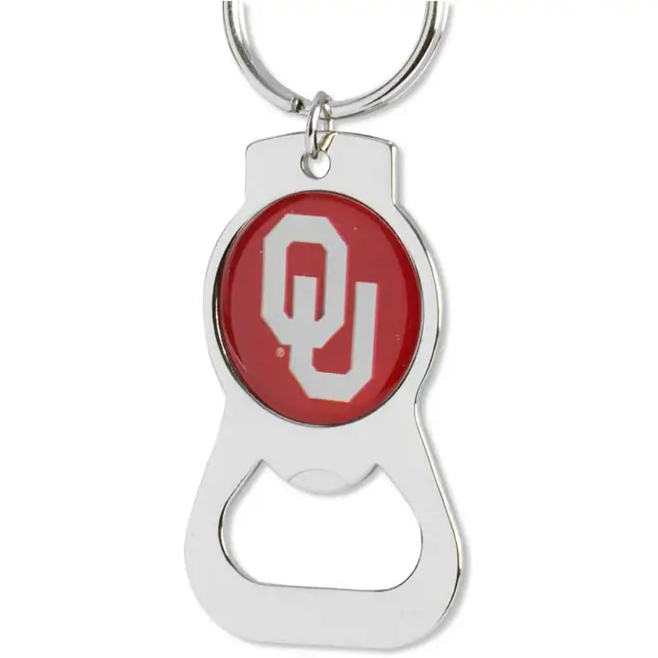 Ouvre-bouteille porte-clés Oklahoma Aminco crim/silv