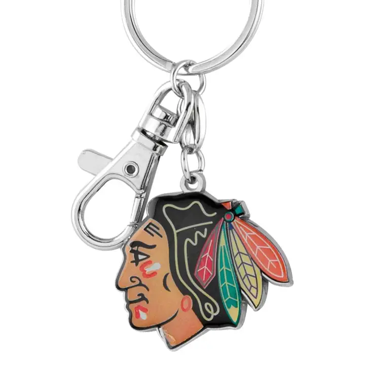 Porte-clés Aminco poids lourd BLACKHAWKS