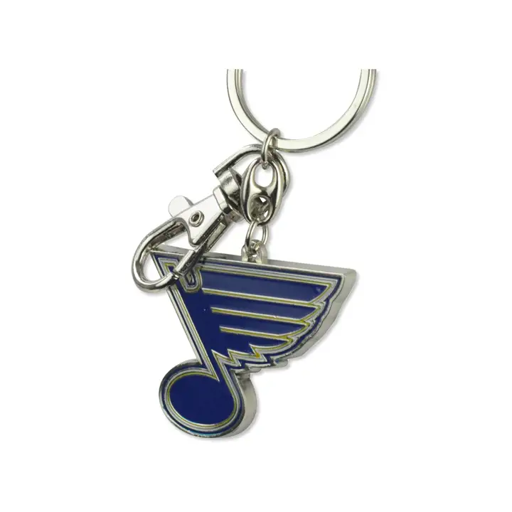 Porte-clés Aminco "Blues Heavyweight" argent/marine