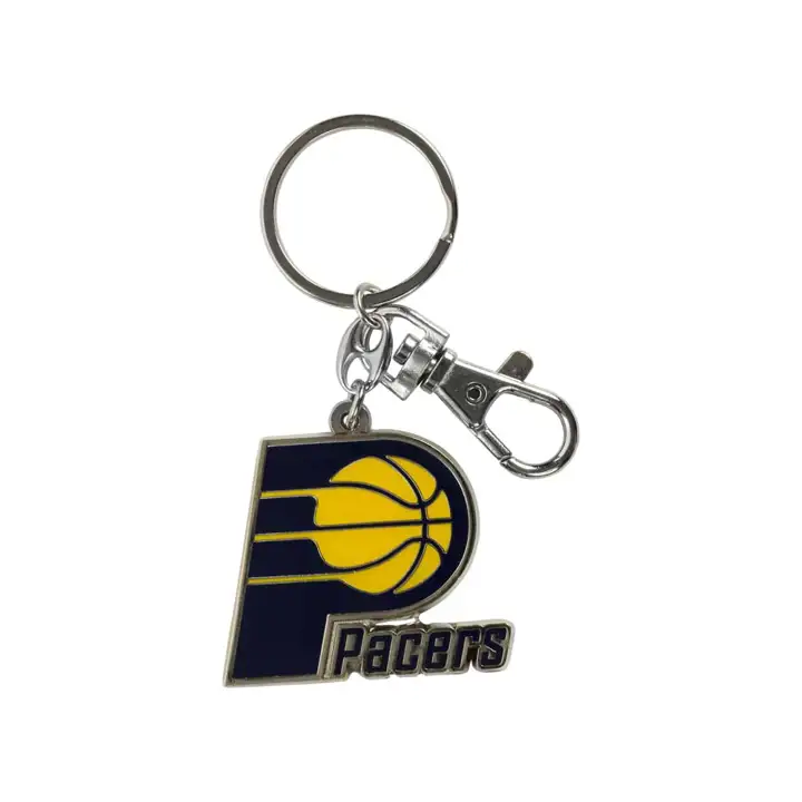 Porte-clés lourd PACERS Aminco argent/marine/jaune