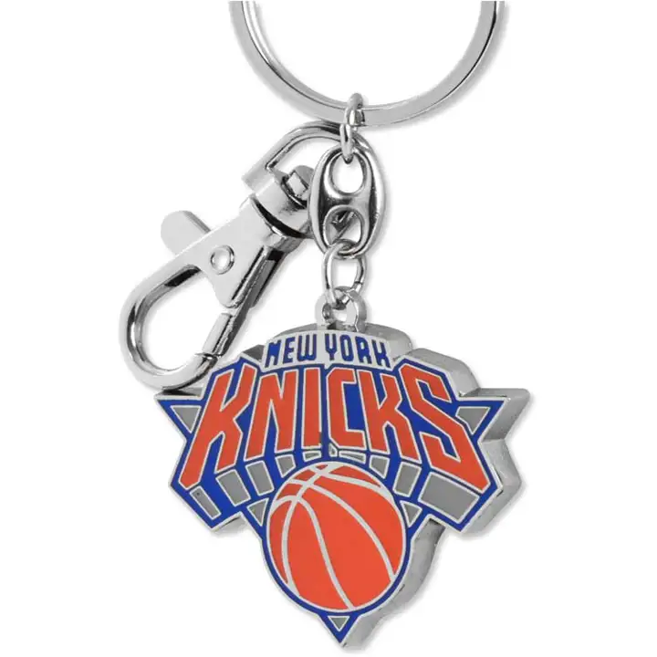 Porte-clés épais KNICKS Aminco argent/orange