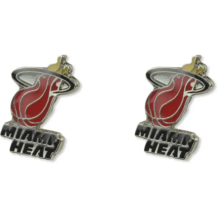 Boucles d'oreilles clous Aminco avec logo HEAT
