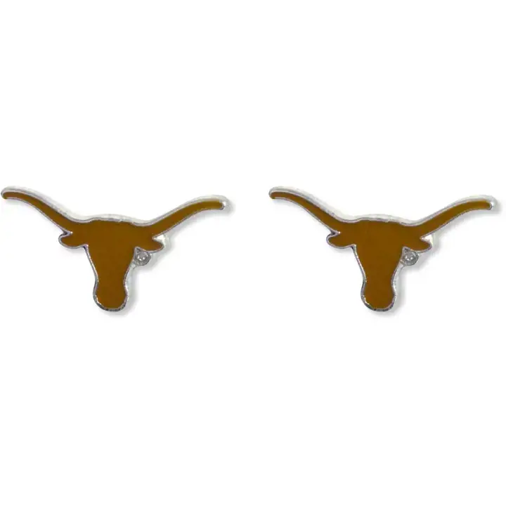 Boucles d'oreilles clous logo Texas Aminco Tex Org