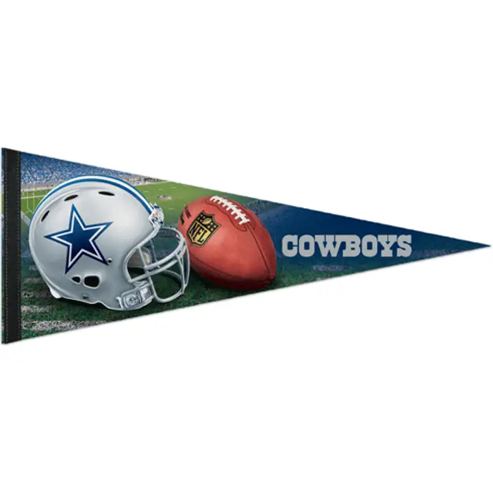 COWBOYS 12x30 Fanion de qualité supérieure marine