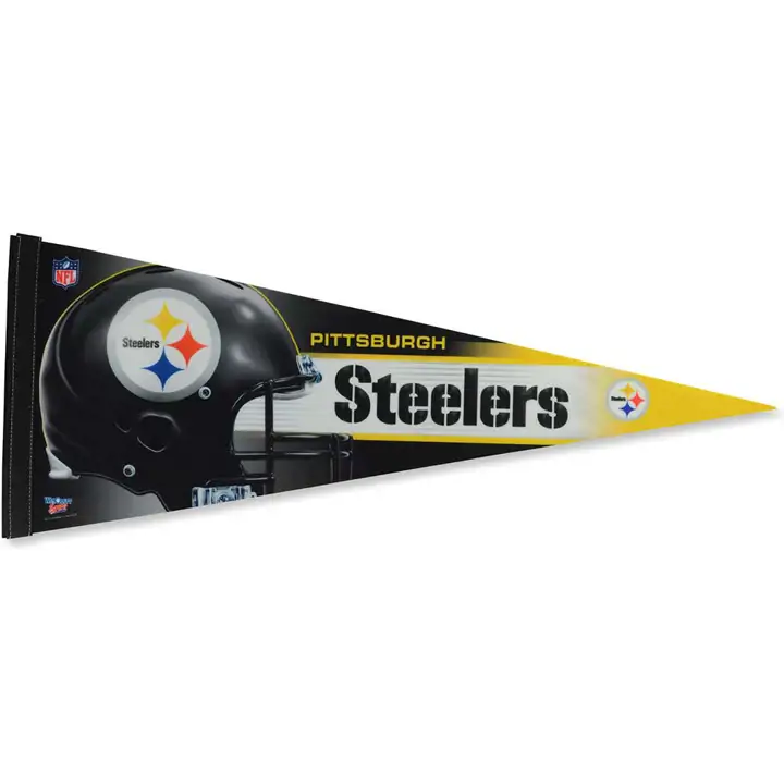 Fanion haut de gamme STEELERS 12x30