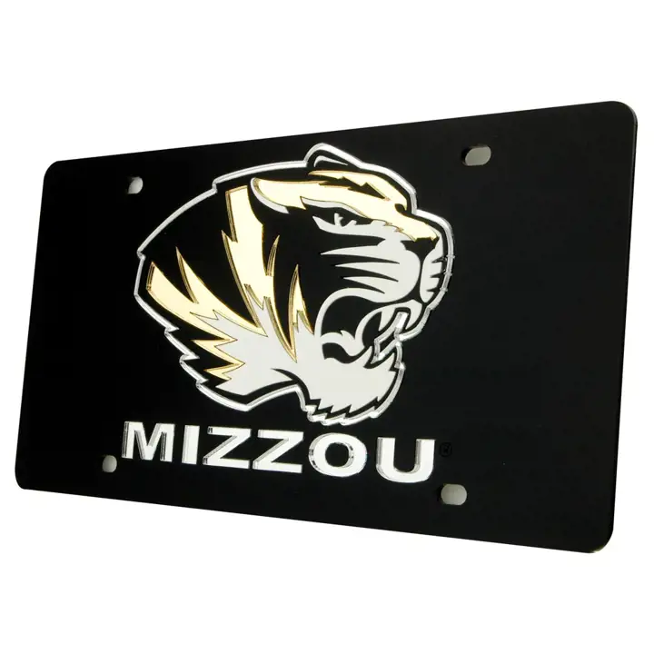 "Missouri LASER TAG « Mizzou » avec tête de tigre noir"