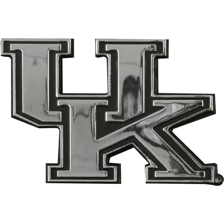 Emblème de voiture en métal du Kentucky "UK"