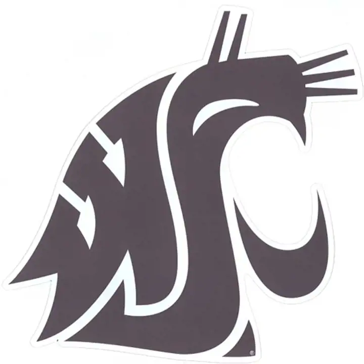 Aimant Stockdale WSU 12x12 Chat gry de l'État de Wash