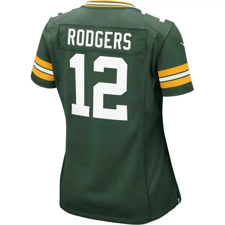 PACKERS NFL Maillot de match femme Rodgers vert