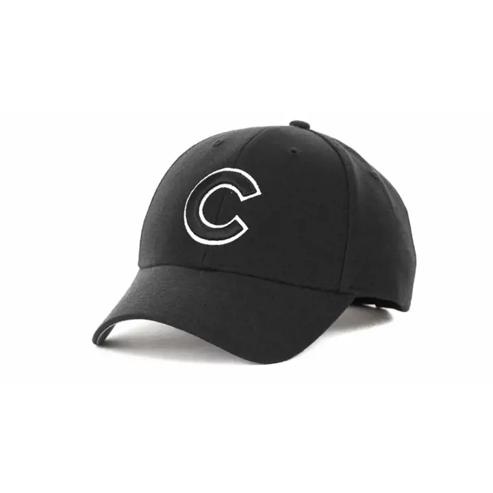 "CUBS MLB Black Series MVP BLK \"C\" WHT OUTLINE blk"