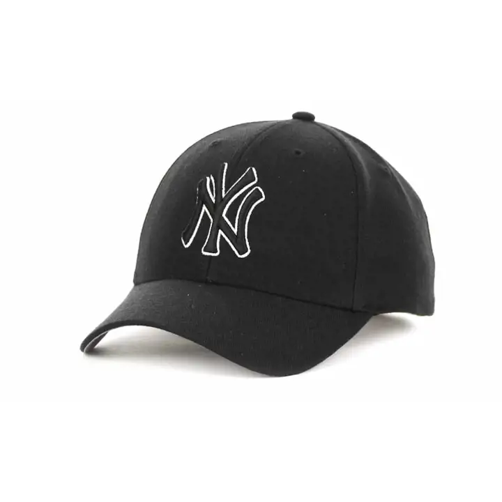 Casquette MVP noire/blanche/noire Yankees MLB NY/WHT OUT blk