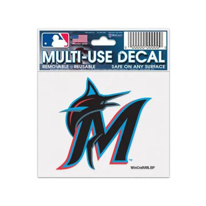 Décalque autocollant M Marlins