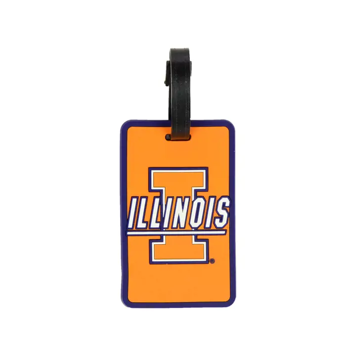 Étiquette de bagage souple Illinois  org/marine