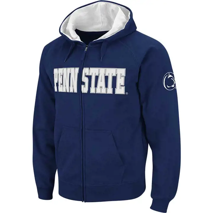 Penn State XP 2F NCAA Block Fullzip Hood bleu marine
