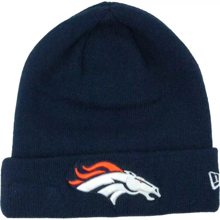 BRONCOS Bonnet basique à revers NFL marine