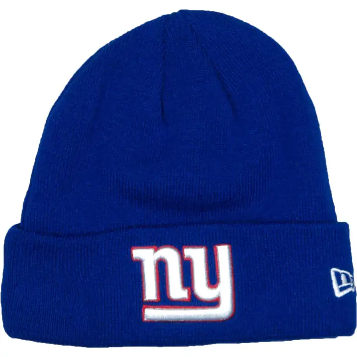 NY Giants Bonnet en tricot basique NFL bleu