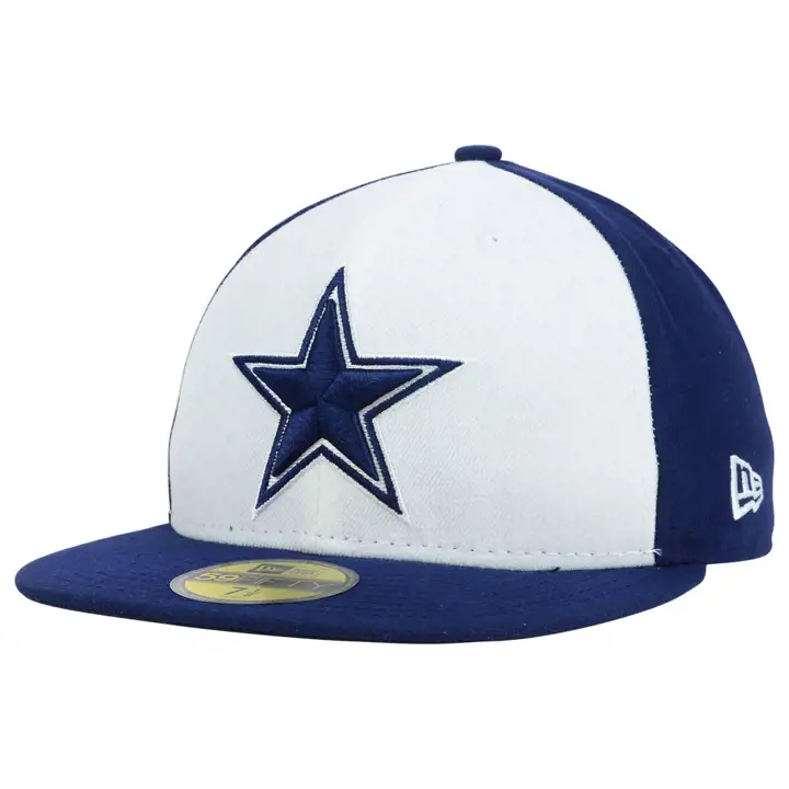 COWBOYS 2012 NFL Casquette Officielle 5950 STAR marine/blanc