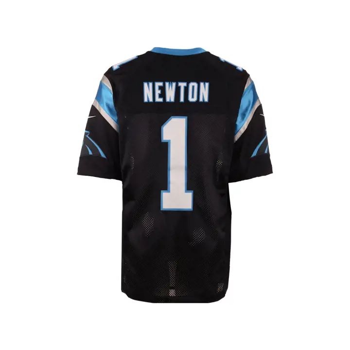 PANTHERS NFL Maillot Limité Newton noir/turquoise/gris