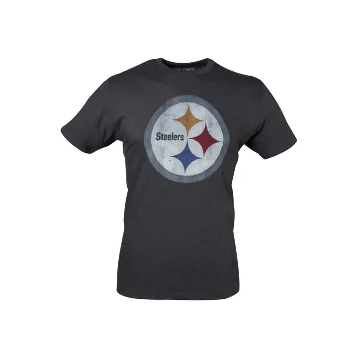 T-shirt "Scrum" NFL Grit Logo Steelers blk