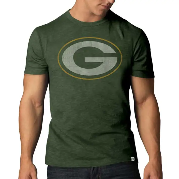 T-shirt NFL Packers Grit Logo Scrum vert
