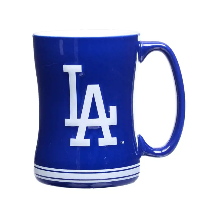 Mug à relief DODGERS 15 oz bleu/blanc