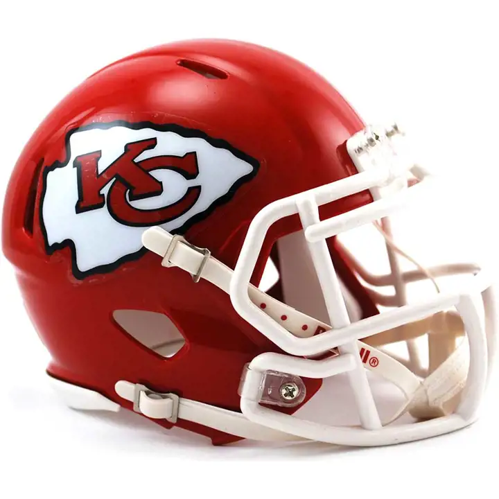 CHIEFS Mini Casque de Vitesse rouge