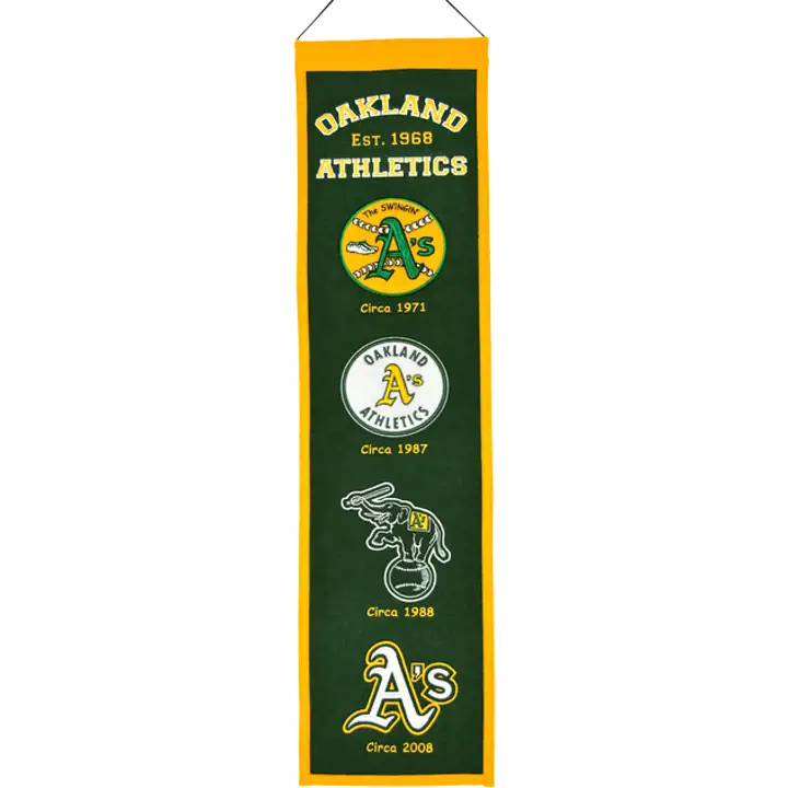 Bannières Patrimoine des Oakland Athletics