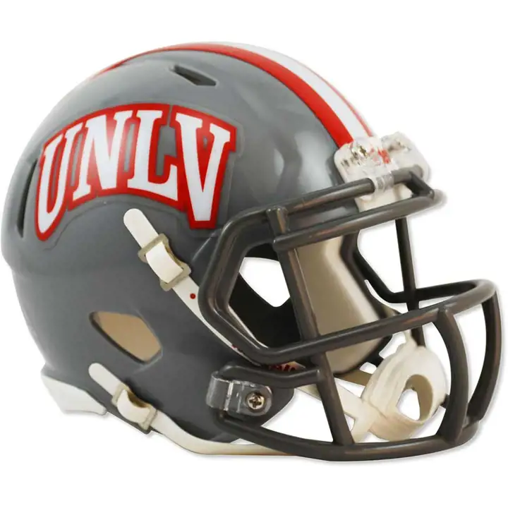 Mini-casque de vitesse UNLV argent