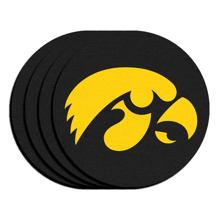 Jeu de 4 sous-verres en néoprène Iowa