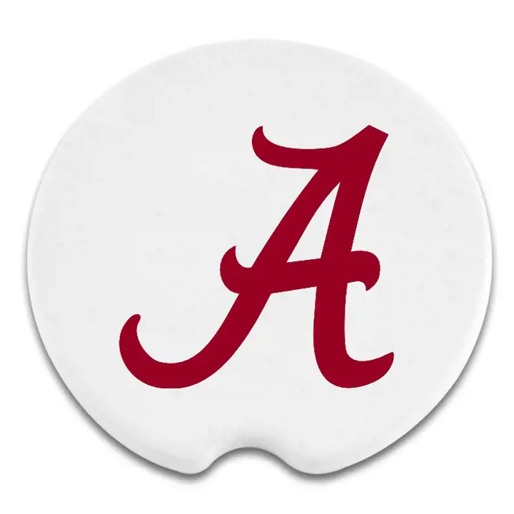 Lot de 2 sous-verres de voiture Alabama Crimson Tide