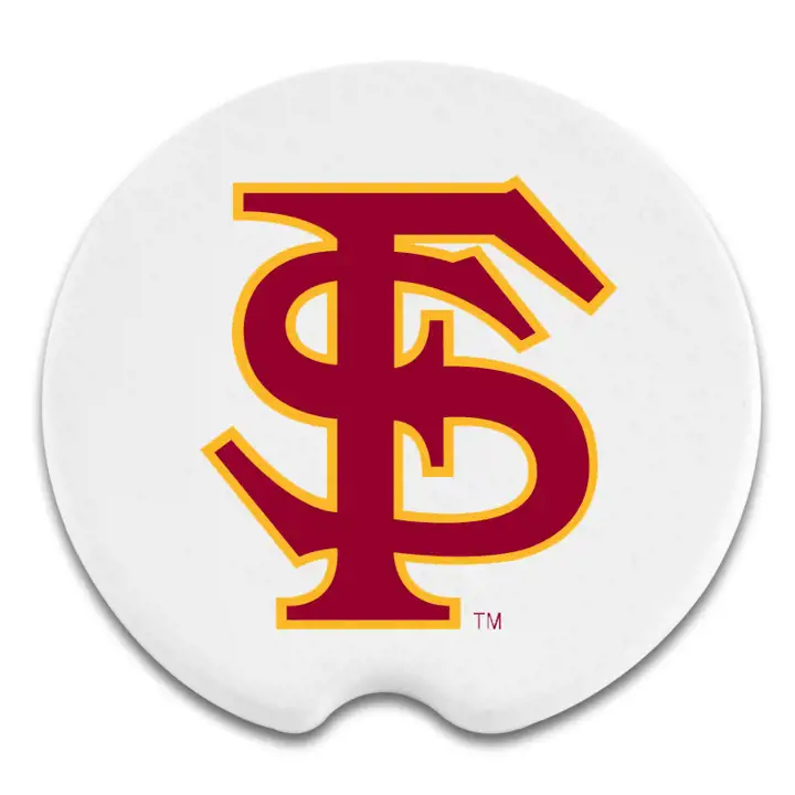 Sous-verre de voiture Florida State Seminoles, paquet de 2