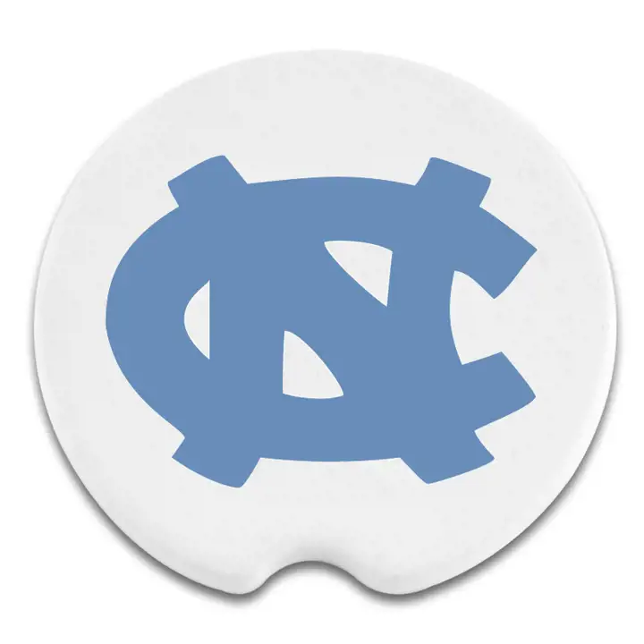 Sous-verres de voiture North Carolina Tar Heels (paquet de 2)