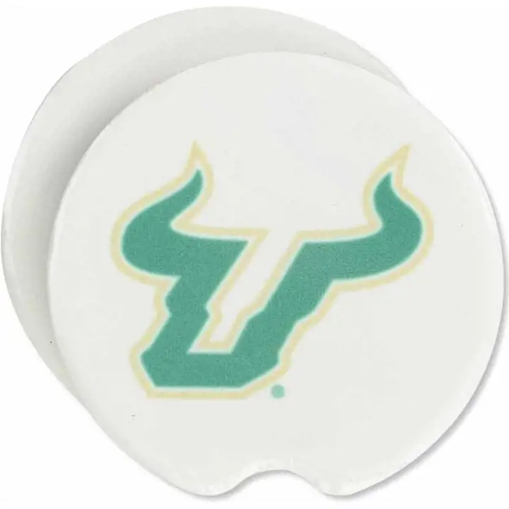 Sous-verre de voiture South Florida Bulls – Paquet de 2