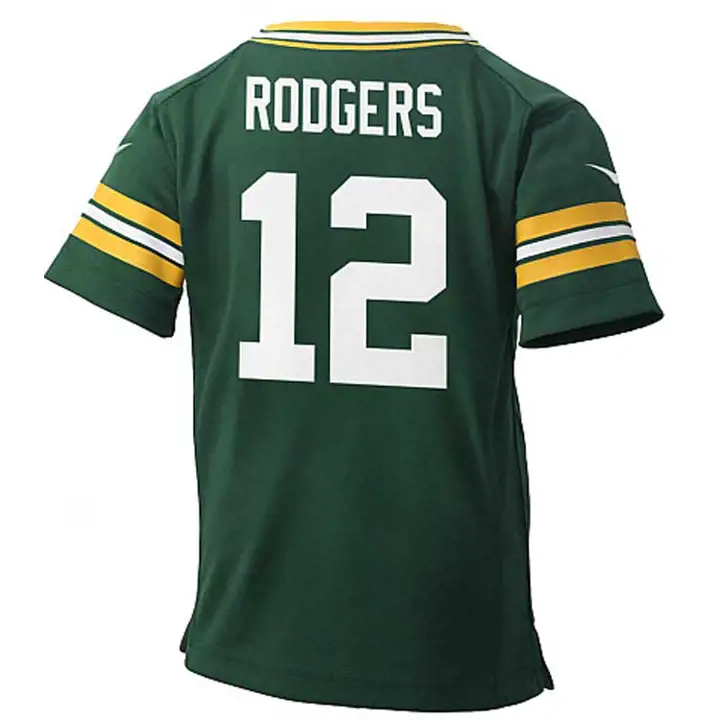 PACKERS NFL Maillot de match Enfant Rodgers vert