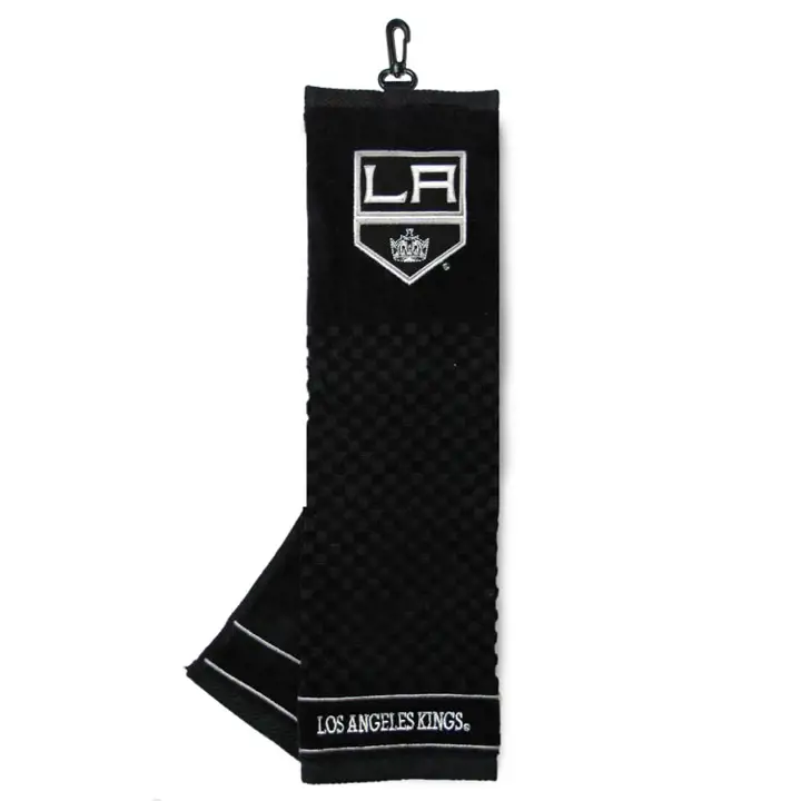 LA KINGS Serviette de Golf Triple Pli noir