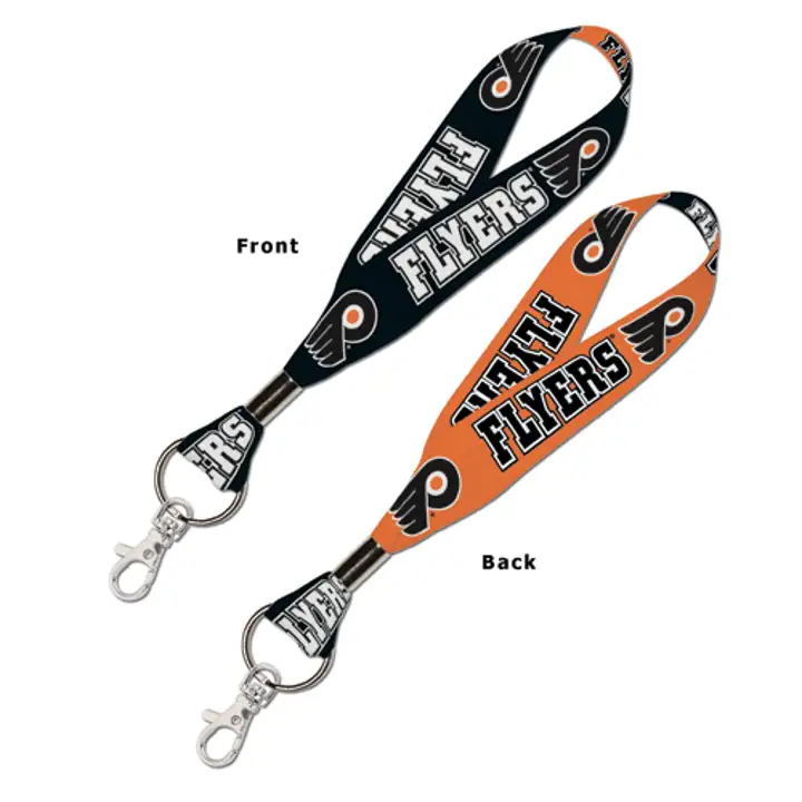 Lanière porte-clés FLYERS noir/orange