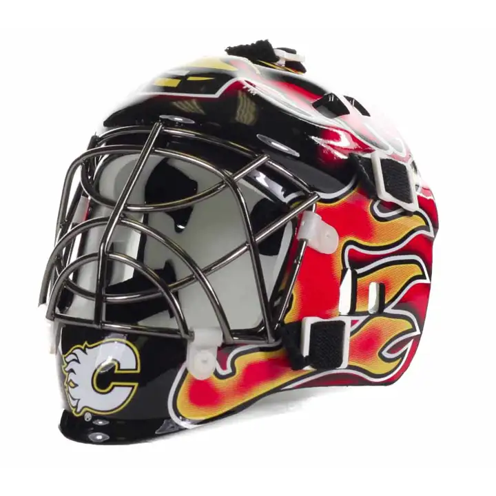 Mini-masque de gardien de but des Flames de la LNH