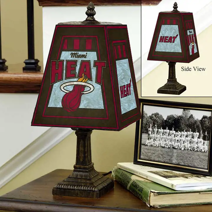 Lampe de table en verre d'art HEAT