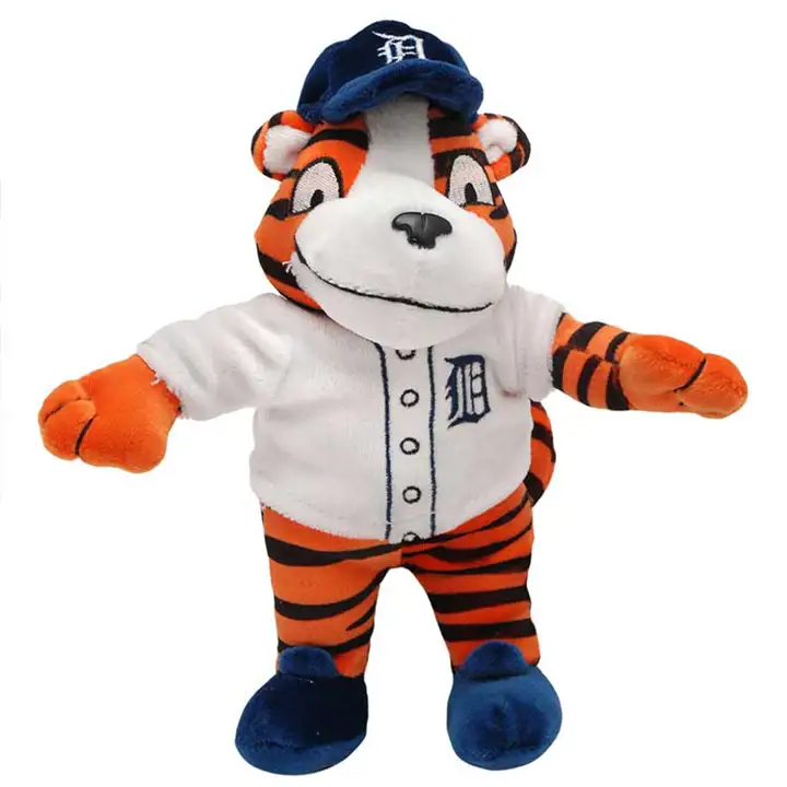 "Peluche Mascotte TIGERS - 8\" Pattes"