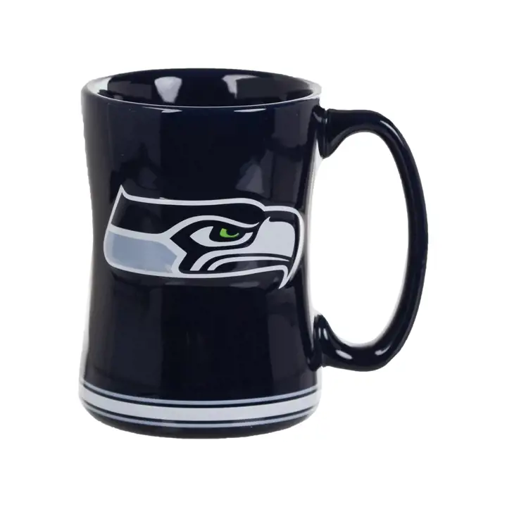 Mug en relief SEAHAWKS 414 ml marine