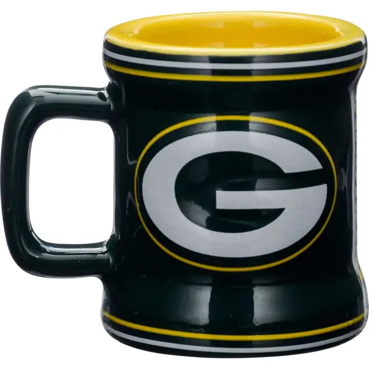 PACKERS Mini-mugue sculpté - 59 ml.