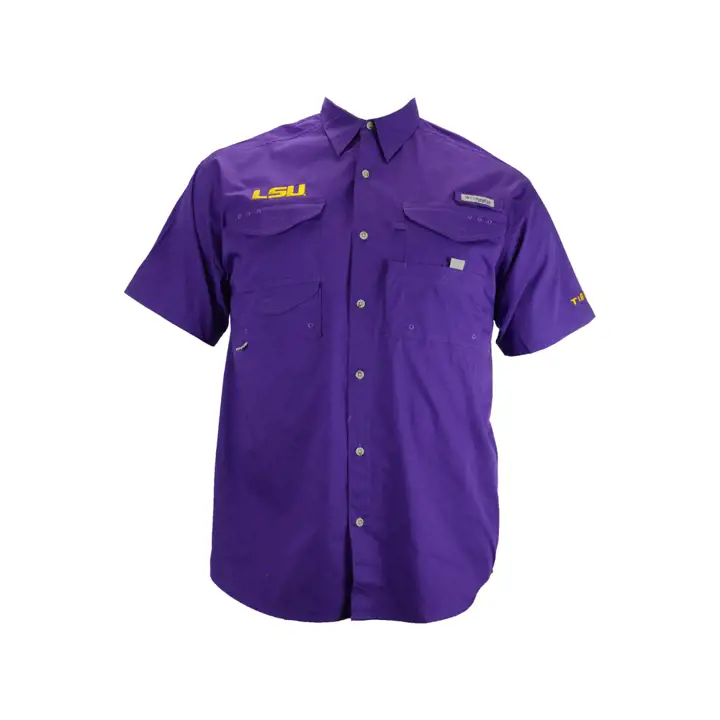 LSU NCAA S/S Bonehead Shirt pur
