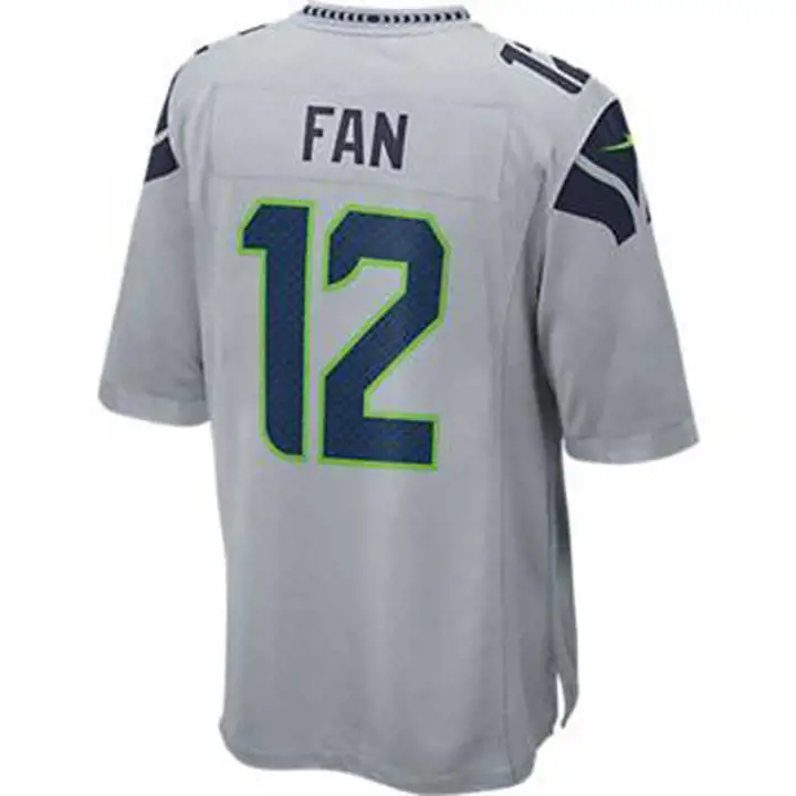 SEAHAWKS Maillot de Foot Américain NFL Fan #12 gry