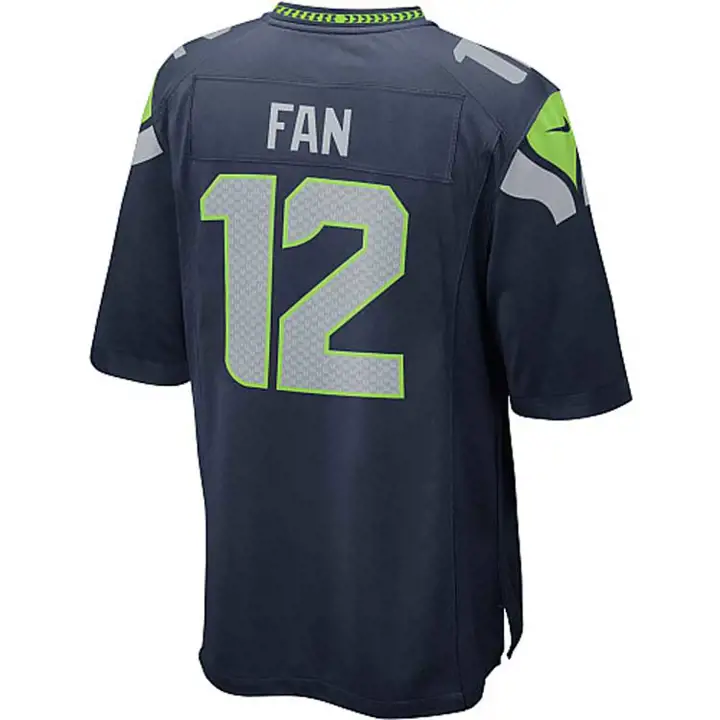Maillot NFL des Seahawks Fan #12 marine