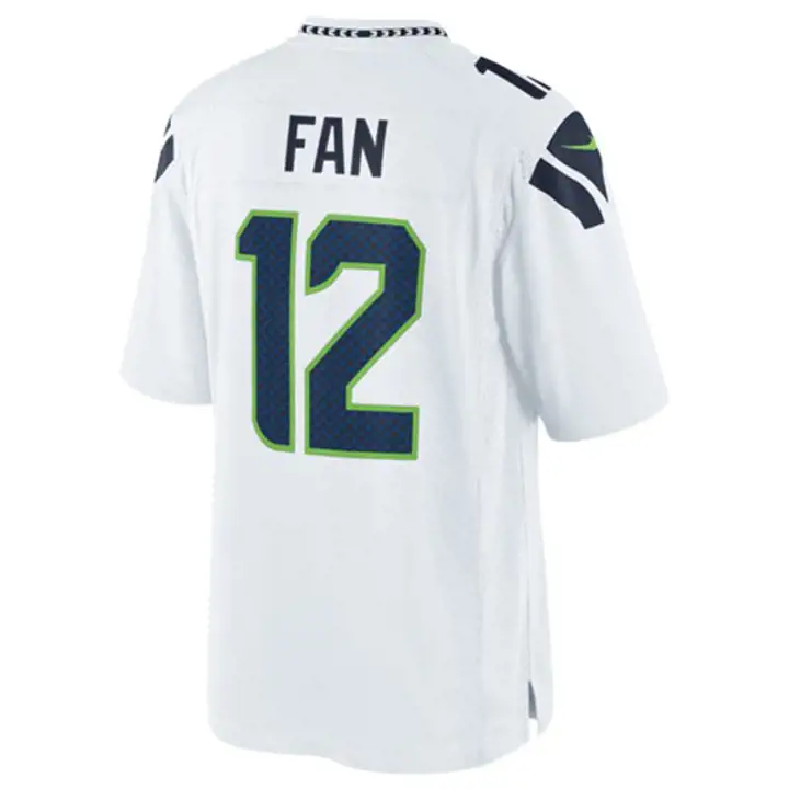 Maillot de match NFL SEAHAWKS Fan #12 blc