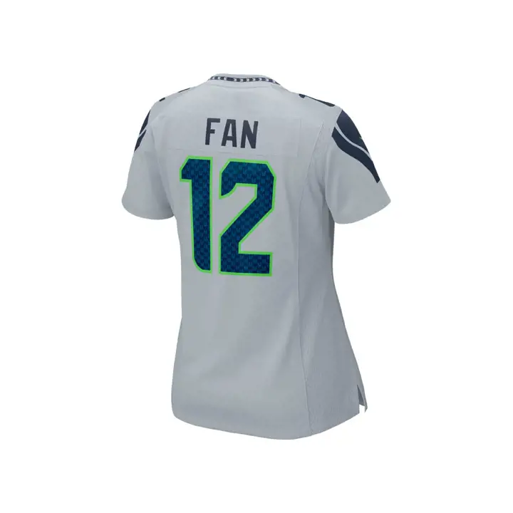 SEAHAWKS NFL Maillot Femme Game Fan #12 gris