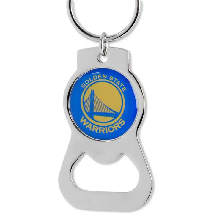 Ouvre-bouteille WARRIORS porte-clés Aminco argent/bleu